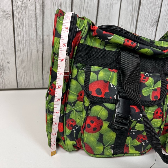 Parisun Large Duffle Bag with Ladybug Print NWOT - Picture 8 of 9